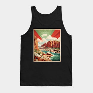 The Rocks Australia Vintage Travel Poster Art Tank Top